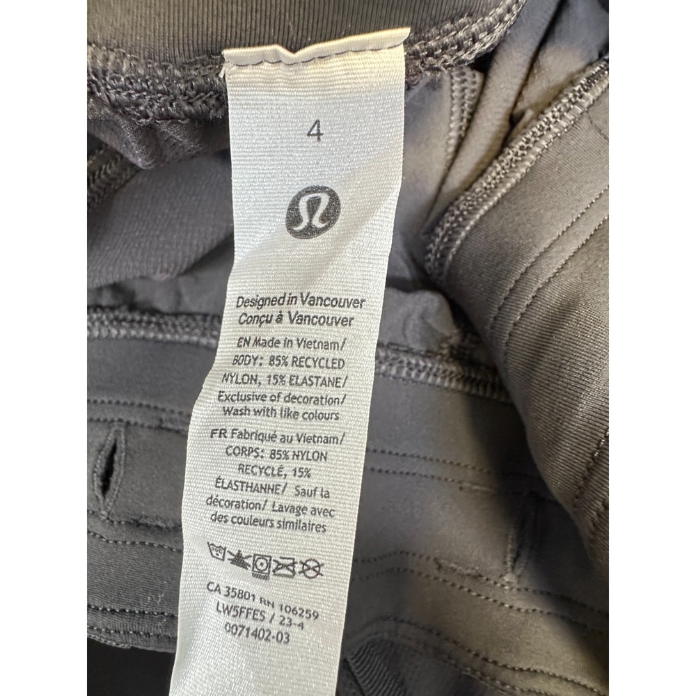 Lululemon License to Train High-Rise Pant Graphite Grey Joggers Womens Size 4 - Picture 8 of 15
